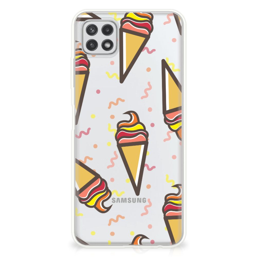 Samsung Galaxy A22 5G Siliconen Case Icecream B2C Telecom