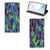 Samsung Galaxy Note 10 Stand Case Abstract Green Blue