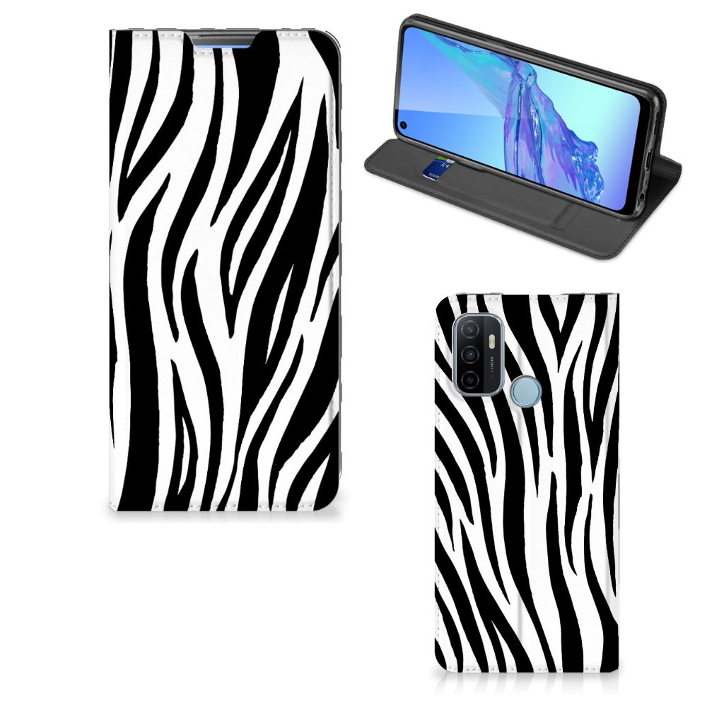 OPPO A53 | A53s Hoesje maken Zebra - B2C Telecom