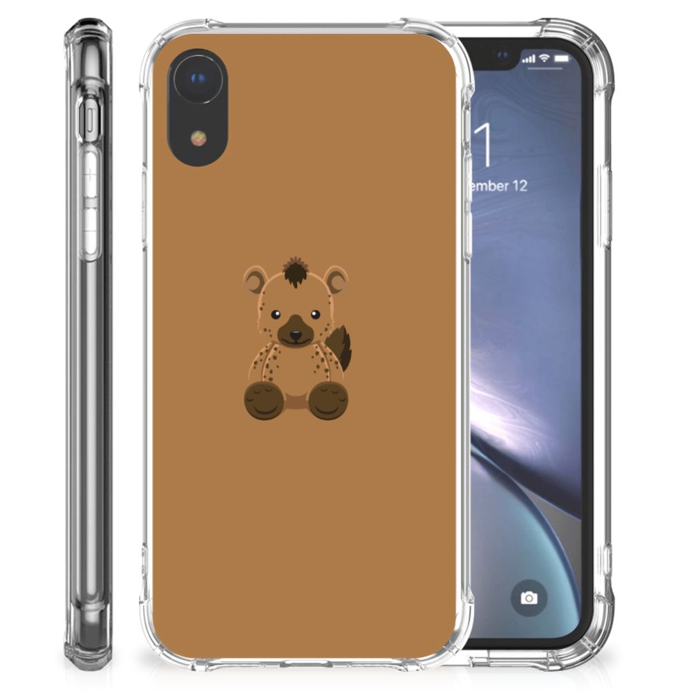 Apple iPhone Xr Stevig Bumper Hoesje Baby Hyena