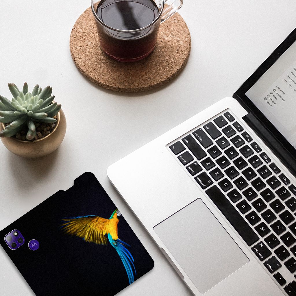 Motorola Moto G9 Power Hoesje maken Papegaai - B2C Telecom
