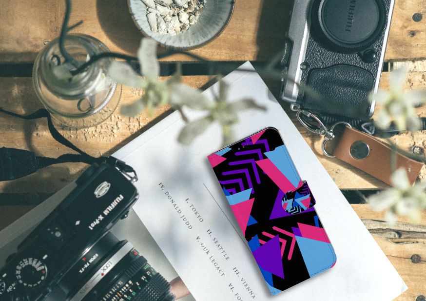 Samsung Galaxy A20s Book Case Funky Triangle