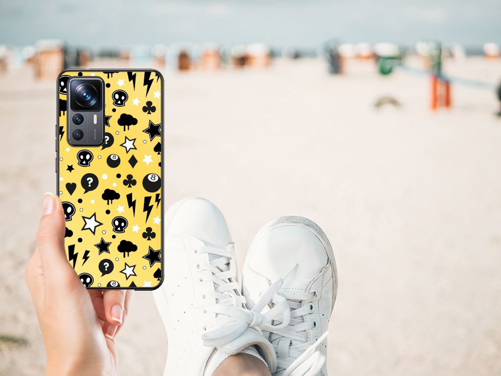 Telefoonhoesje Xiaomi 12T | 12T Pro Punk Geel B2C Telecom