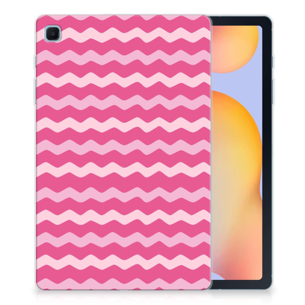 Samsung Galaxy Tab S6 Lite | S6 Lite (2022) Hippe Hoes Waves Pink