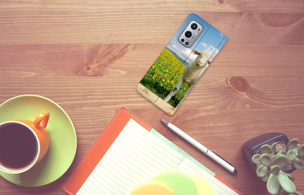 OnePlus 9 Pro Hoesje maken Schaap en Lammetje - B2C Telecom