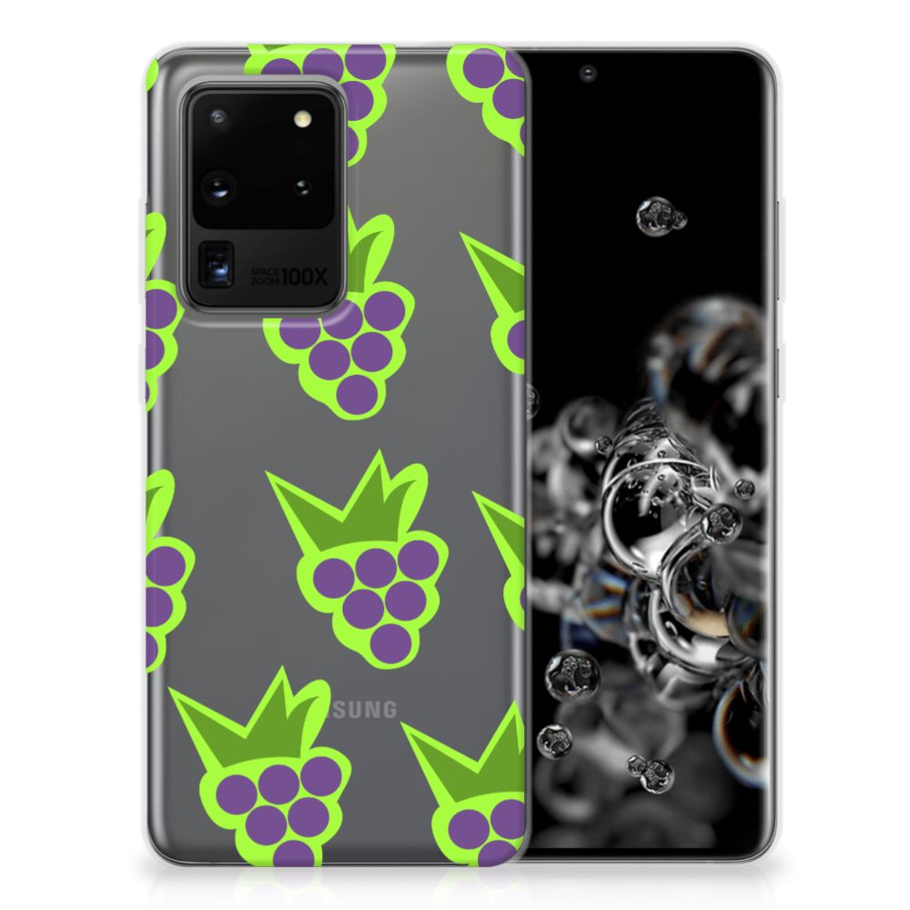 Samsung Galaxy S20 Ultra Siliconen Case Druiven B2C Telecom