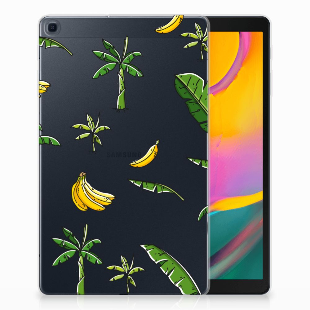 Samsung Galaxy Tab A 10.1 (2019) Siliconen Hoesje Banana Tree