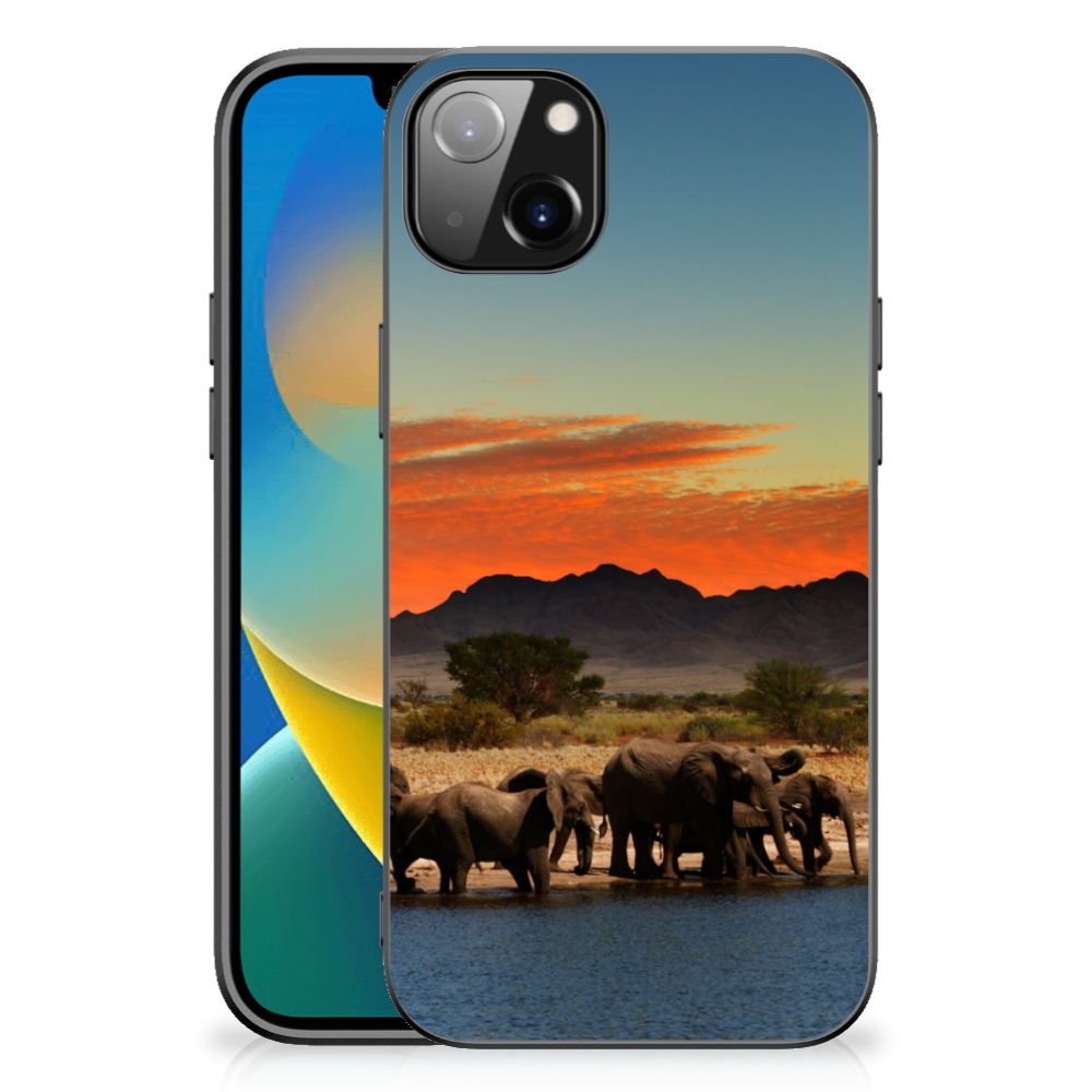 iPhone 14 Plus Dierenprint Telefoonhoesje Olifanten