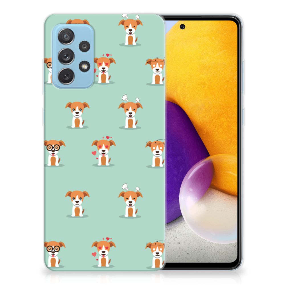 Samsung Galaxy A72 TPU Hoesje Pups