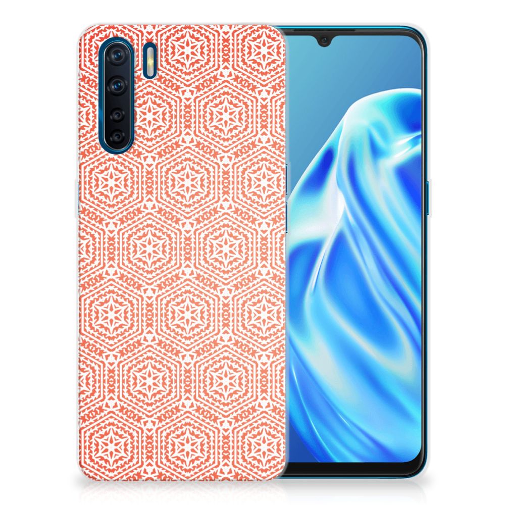 OPPO A91 TPU bumper Pattern Orange