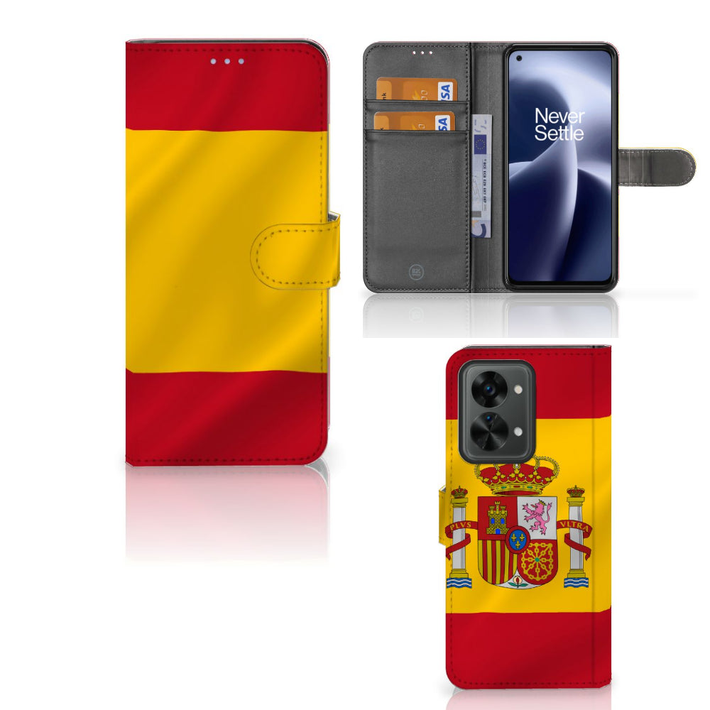 OnePlus Nord 2T Bookstyle Case Spanje