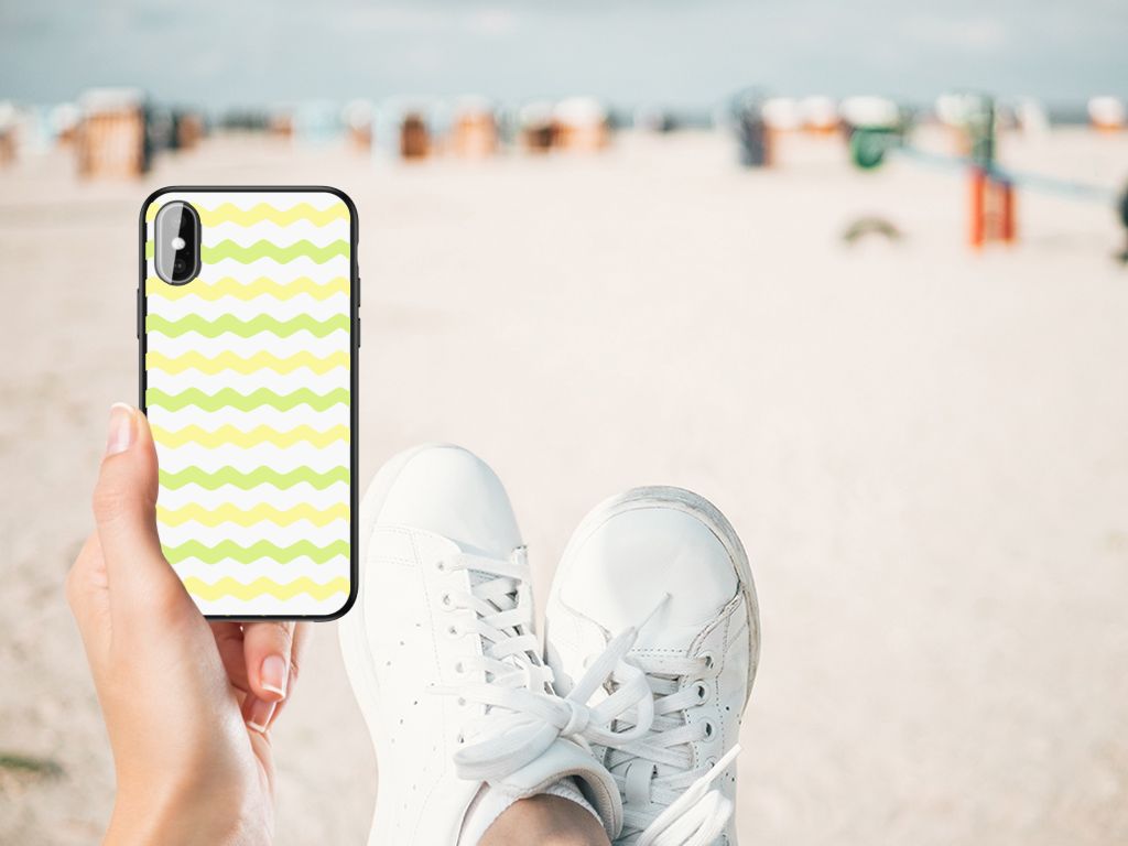 iPhone X | Xs Back Case Waves Yellow B2C Telecom