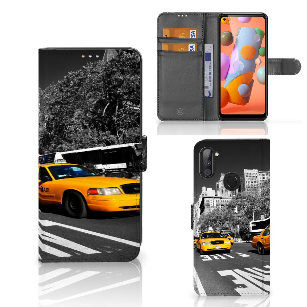 Samsung Galaxy M11 | A11 Flip Cover New York Taxi