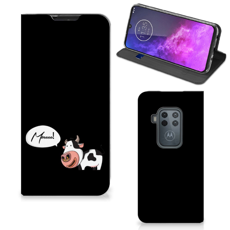 Motorola One Zoom Magnet Case Cow - B2C Telecom