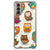 Samsung Galaxy S21 Plus Case Anti-shock Vrolijke Uilen