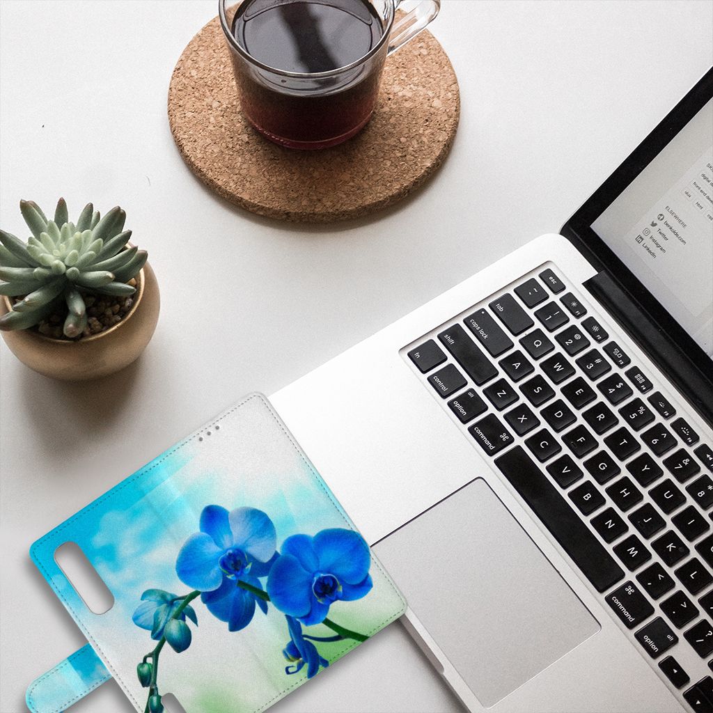 OPPO Find X2 Pro Hoesje Orchidee Blauw - Cadeau voor je Moeder