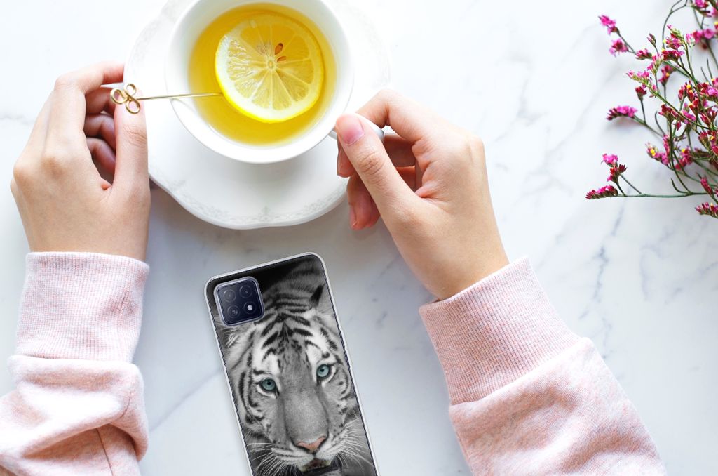 OPPO A53 5G | OPPO A73 5G TPU Hoesje Tijger B2C Telecom