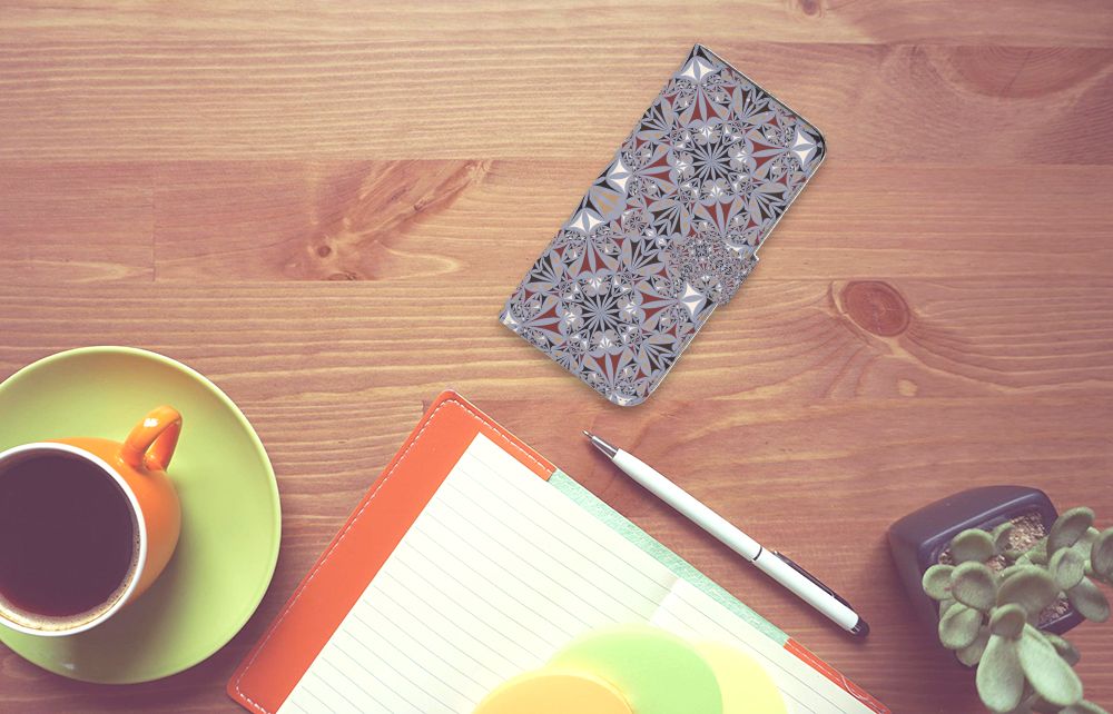Samsung Galaxy A31 Bookcase Flower Tiles