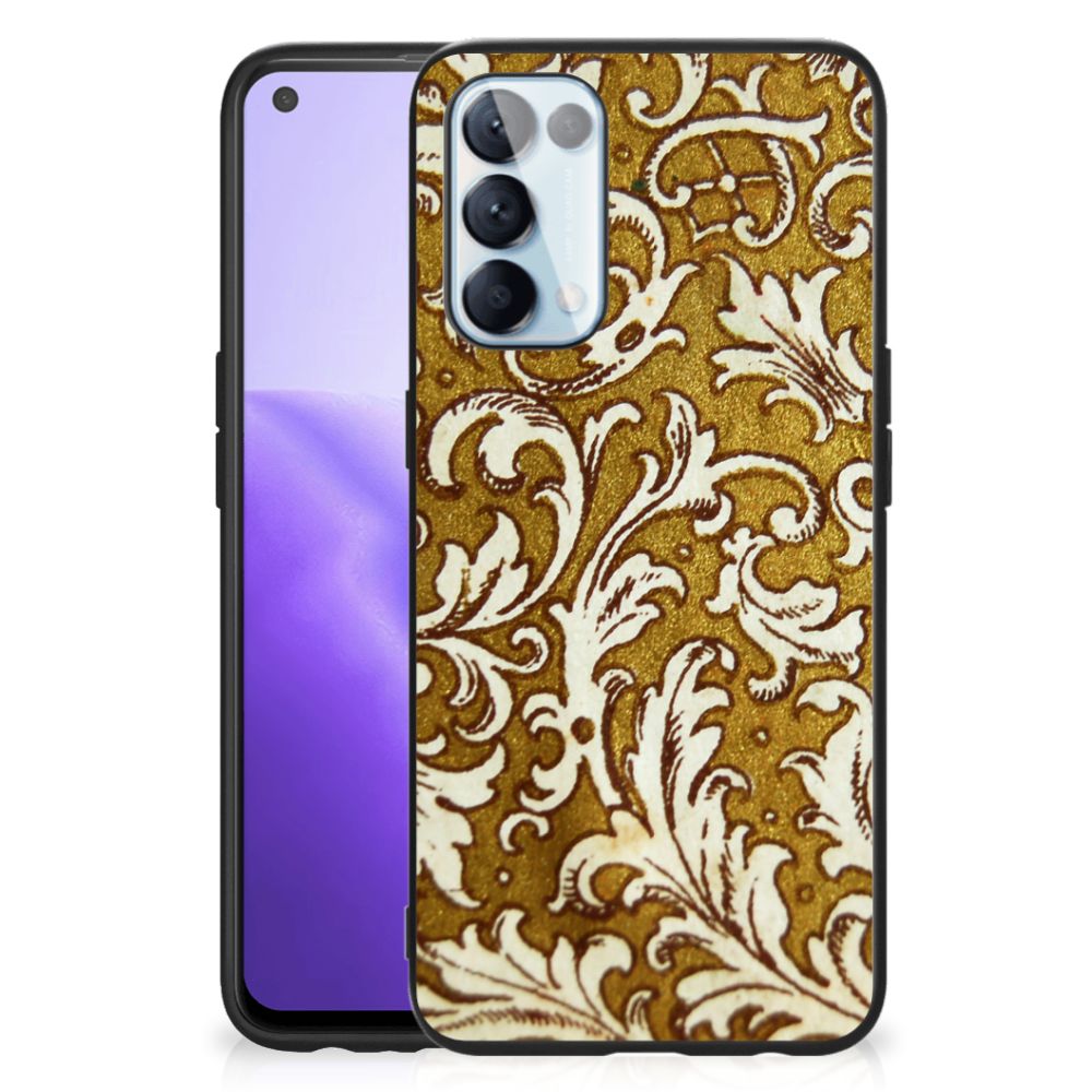 Back Cover OPPO Reno5 5G | Find X3 Lite Barok Goud
