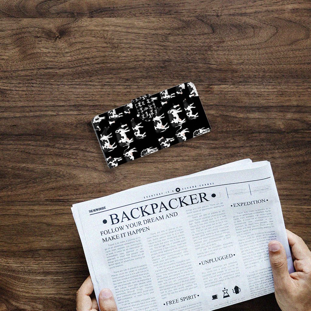 OPPO Find X3 Neo 5G Telefoonhoesje met Pasjes Koetjes