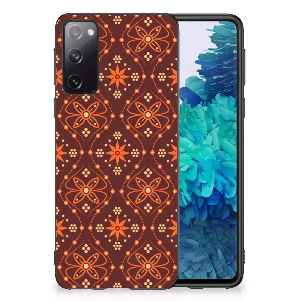 Samsung Galaxy S20 Bumper Case Batik Brown