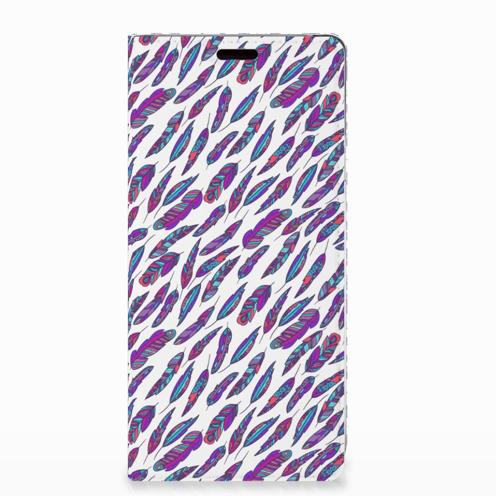 Samsung Galaxy Note 9 Hoesje met Magneet Feathers Color
