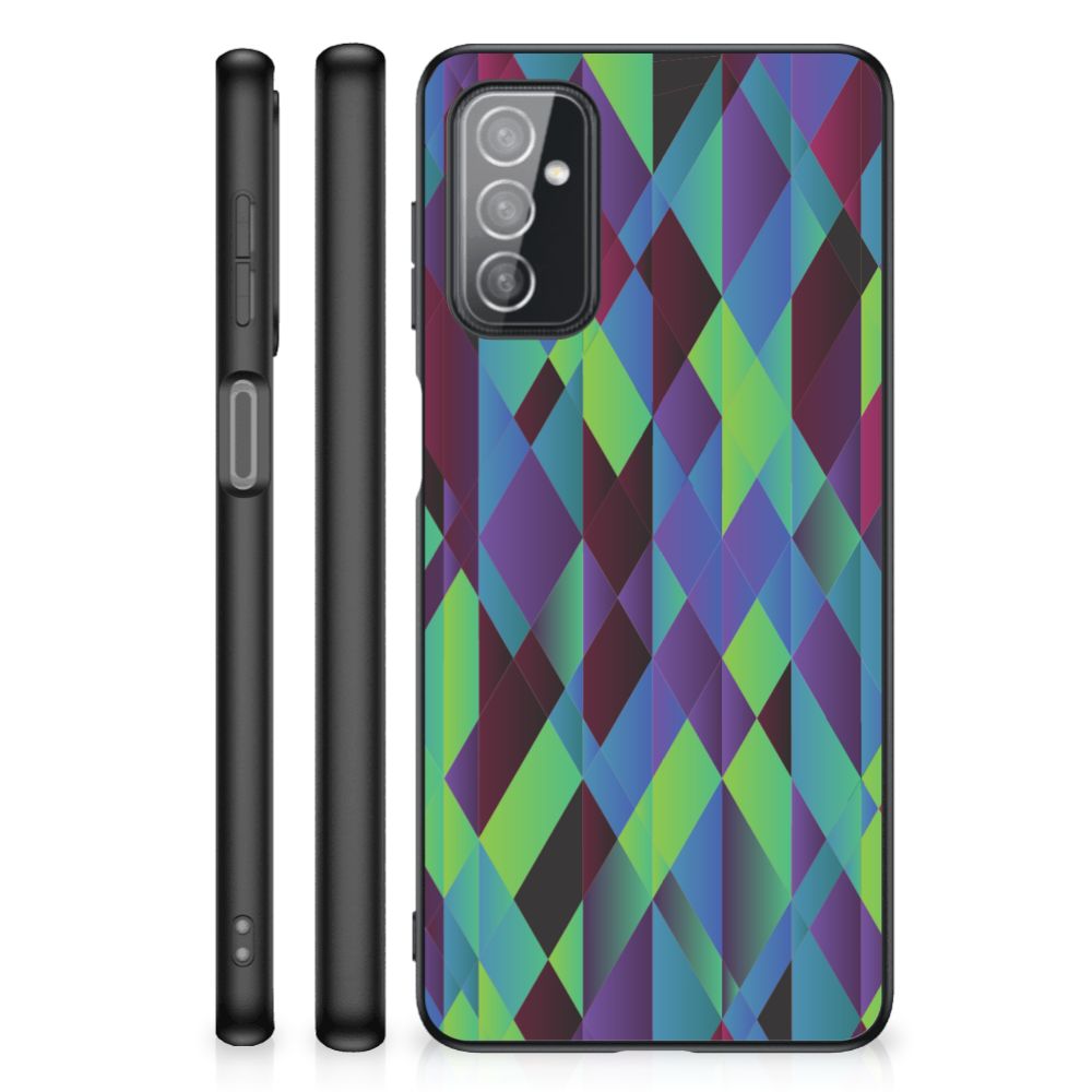 Samsung Galaxy M52 Backcover Abstract Green Blue B2C Telecom