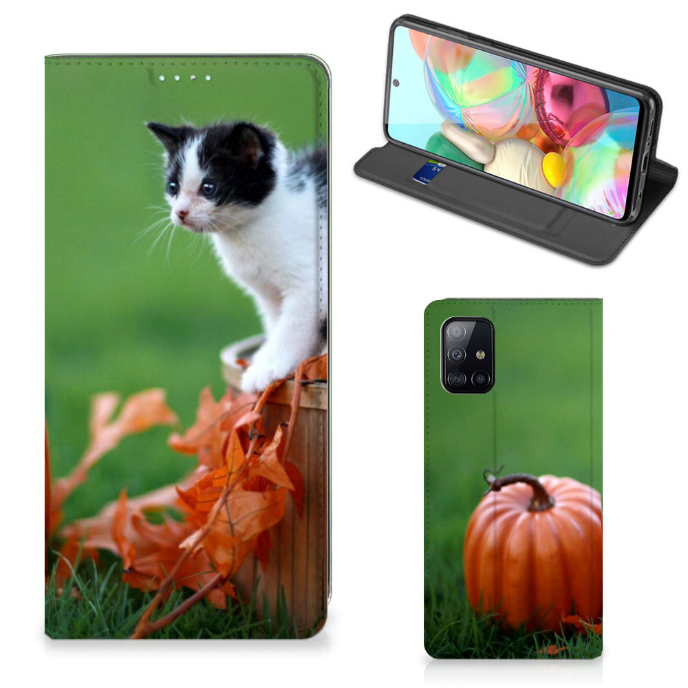 Samsung Galaxy A71 Hoesje maken Kitten