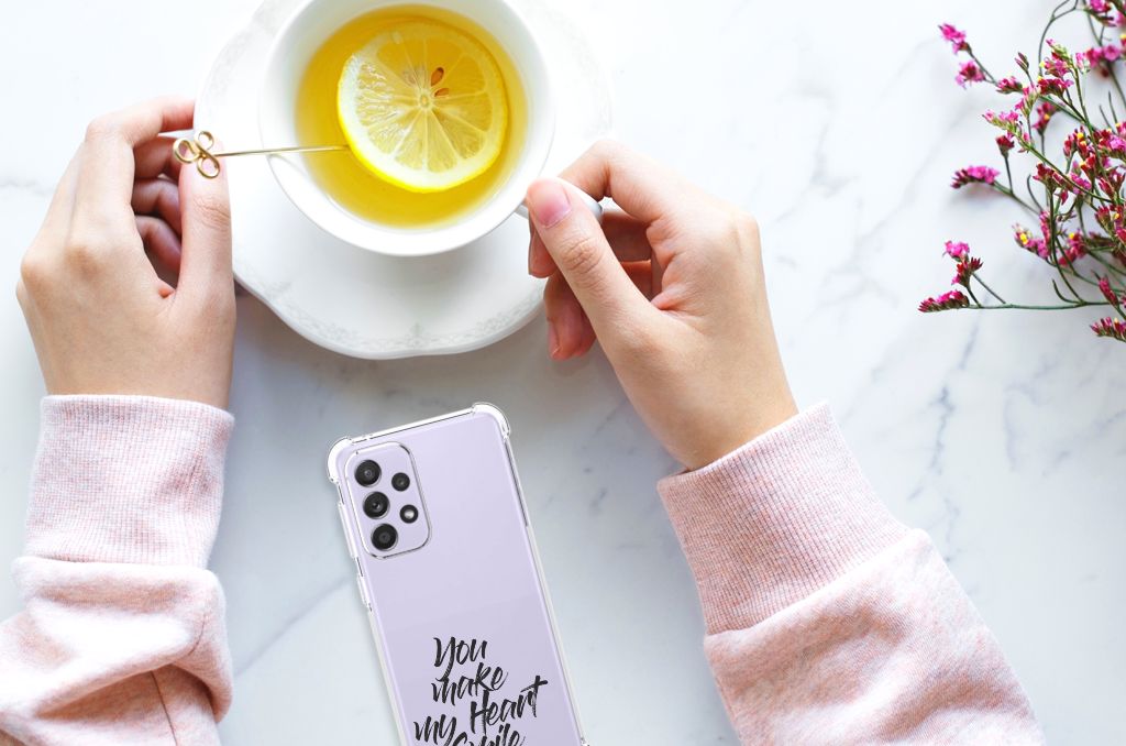 Samsung Galaxy A33 Telefoonhoesje met tekst Heart Smile B2C Telecom