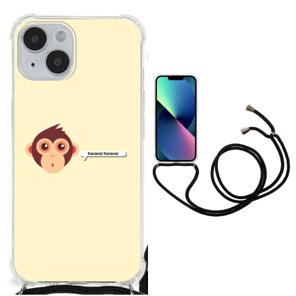 iPhone 14 Stevig Bumper Hoesje Monkey