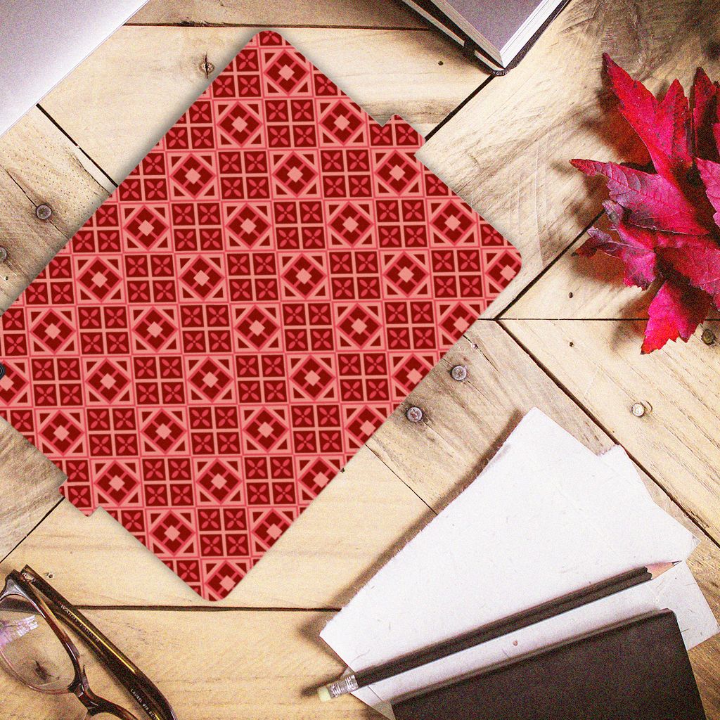 Samsung Galaxy Tab S6 Lite | S6 Lite (2022) Tablet Hoes Batik Rood