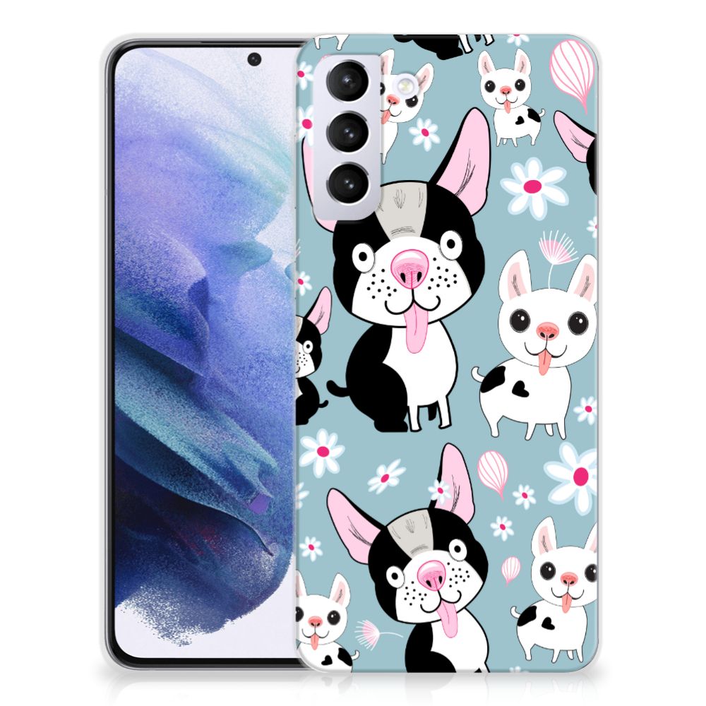 Samsung Galaxy S21 Plus TPU Hoesje Hondjes B2C Telecom