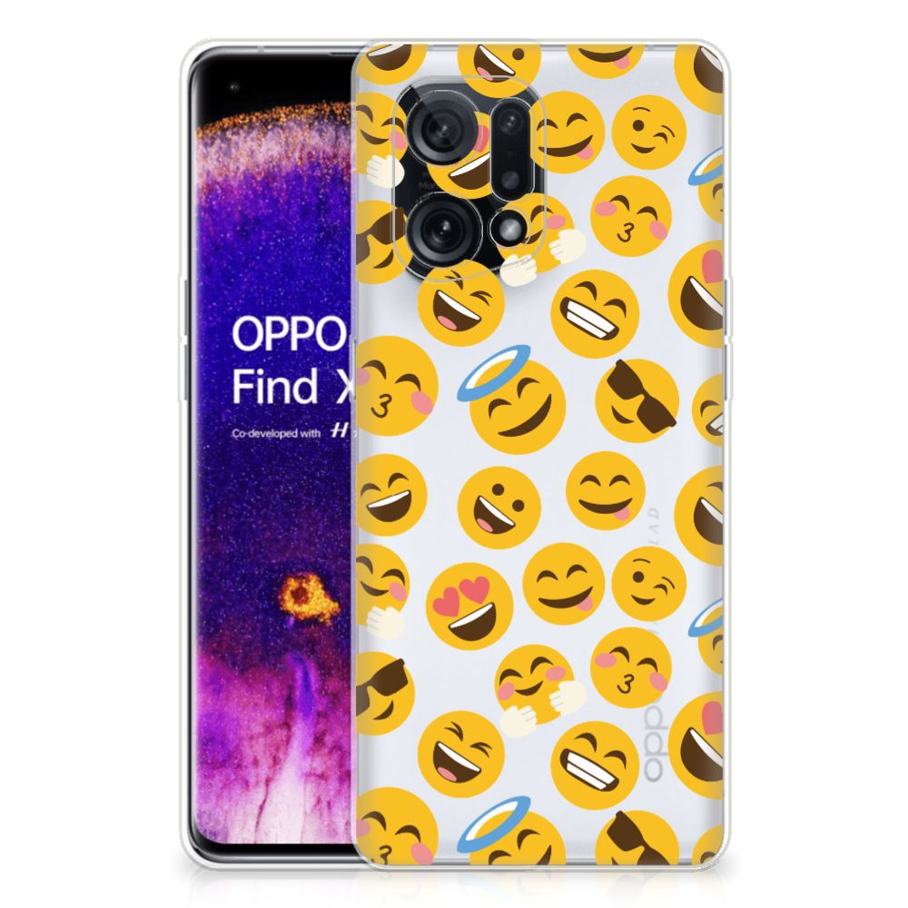 OPPO Find X5 TPU bumper Emoji B2C Telecom