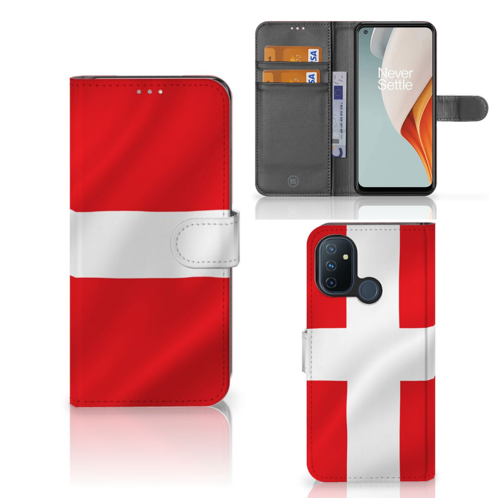 OnePlus Nord N100 Bookstyle Case Denemarken