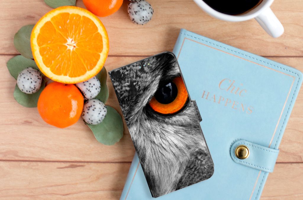 Samsung Galaxy A52 Telefoonhoesje met Pasjes Uil