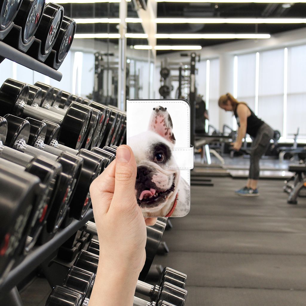 Samsung Galaxy Xcover 3 | Xcover 3 VE Telefoonhoesje met Pasjes Franse Bulldog