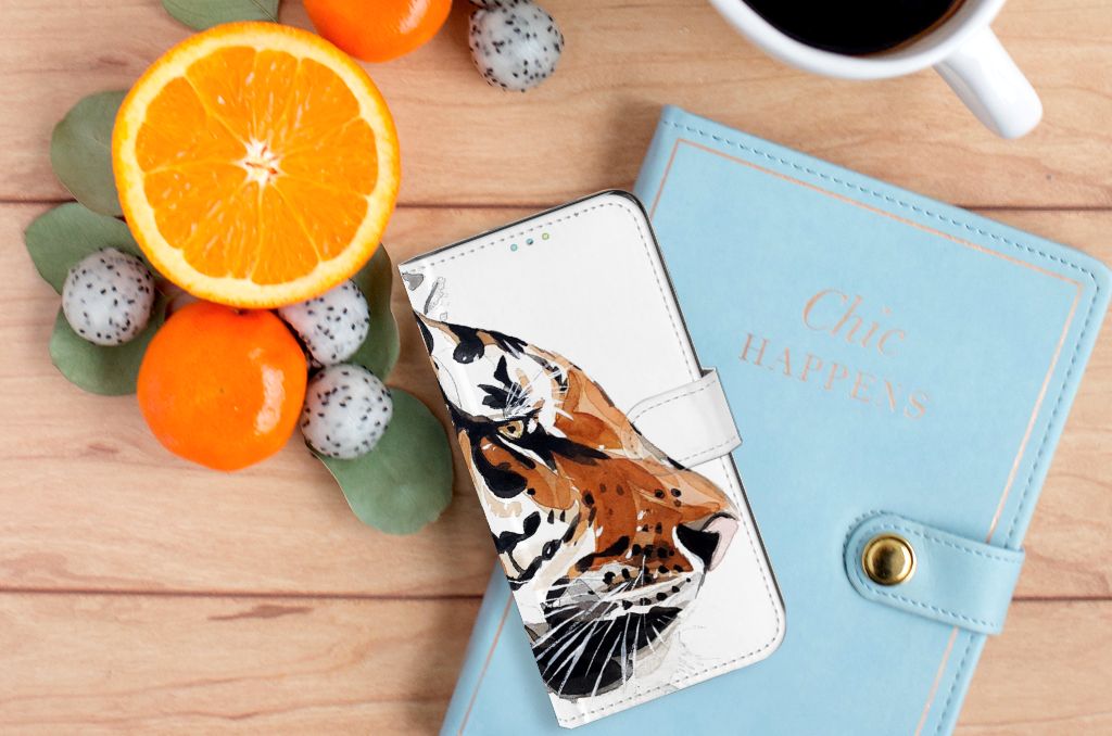 Hoesje Samsung Galaxy A52 Watercolor Tiger