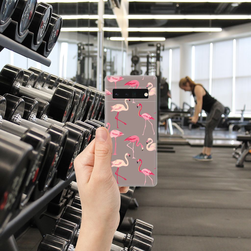 Google Pixel 6 Pro TPU Hoesje Flamingo B2C Telecom