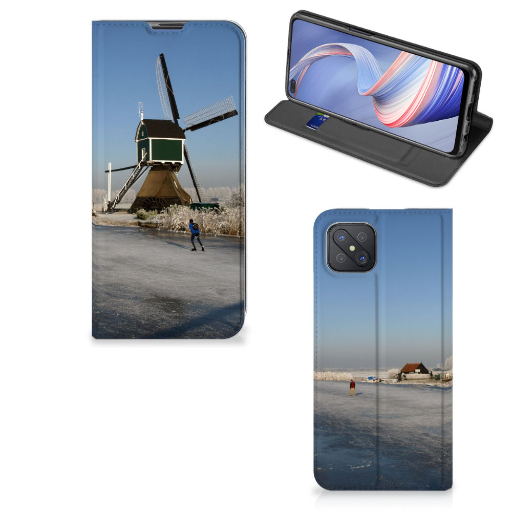 OPPO Reno4 Z 5G Book Cover Schaatsers