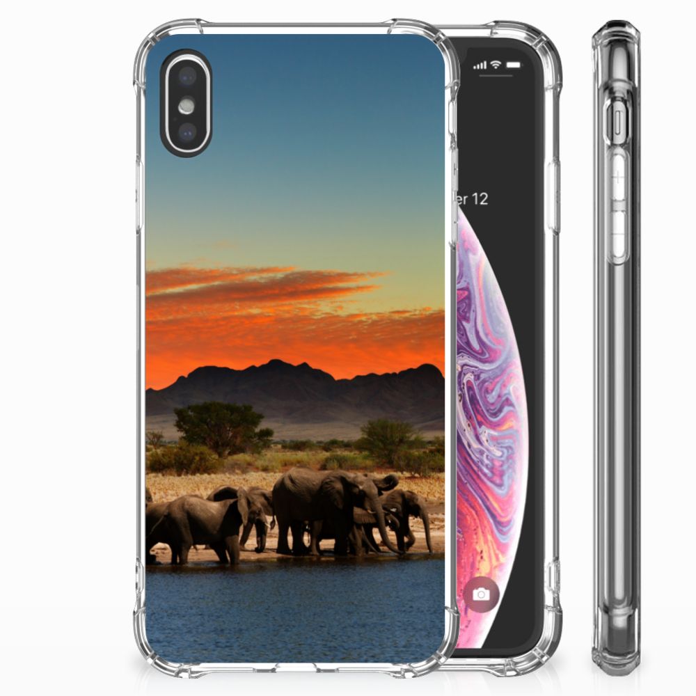 Apple iPhone Xs Max Case Anti-shock Olifanten