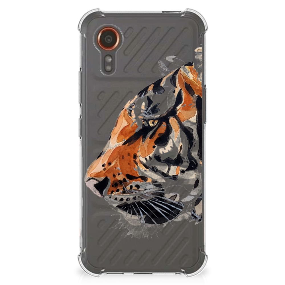 Back Cover Samsung Galaxy Xcover 7 Watercolor Tiger
