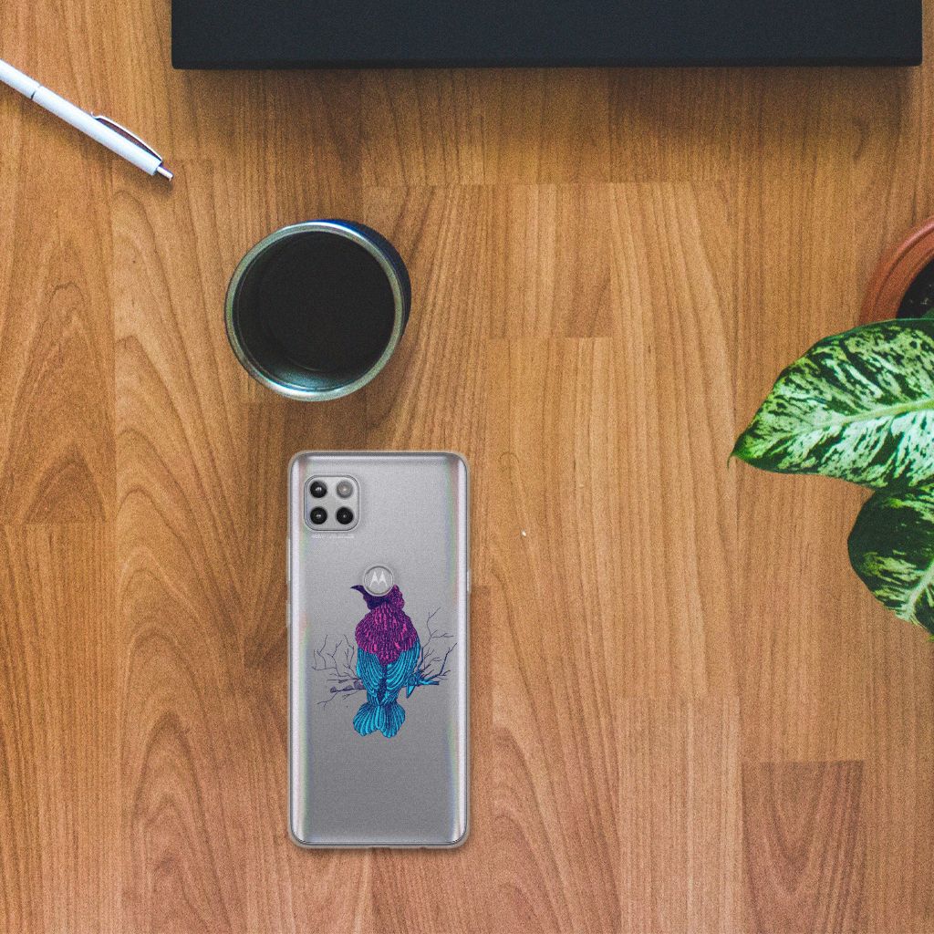 Motorola Moto G 5G Telefoonhoesje met Naam Merel B2C Telecom