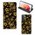 Samsung Galaxy S21 Smart Cover Gouden Bloemen