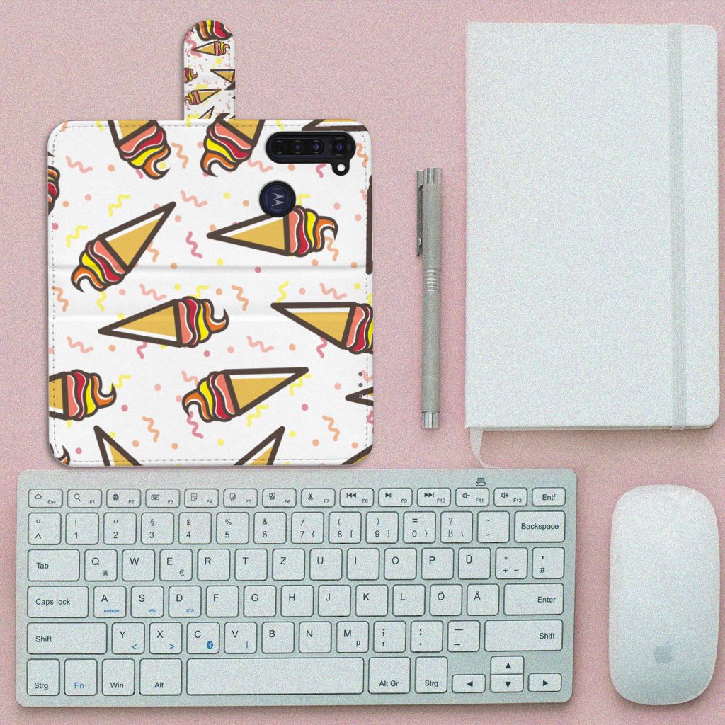 Motorola Moto G Pro Book Cover Icecream