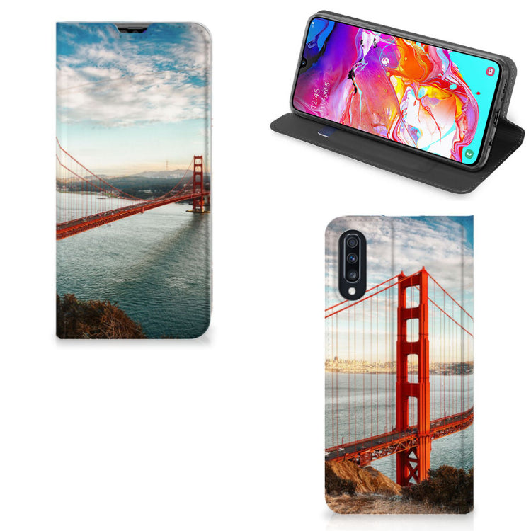 Samsung Galaxy A70 Book Cover Golden Gate Bridge