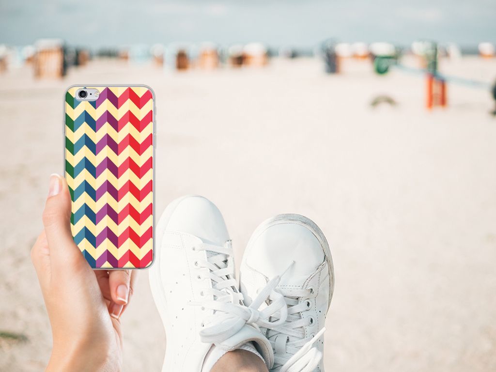 Apple iPhone 6 | 6s TPU bumper Zigzag Multi Color