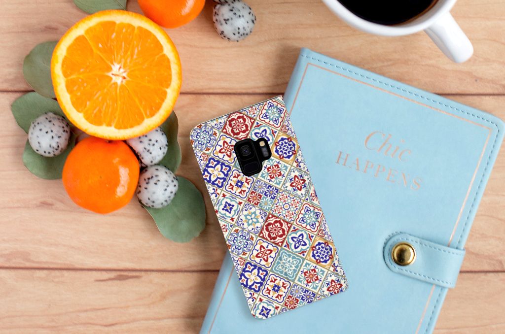 Samsung Galaxy S9 Standcase Tiles Color