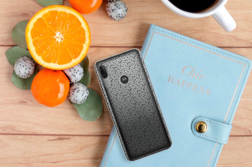 Motorola Moto E6 Plus TPU bumper Stripes Dots