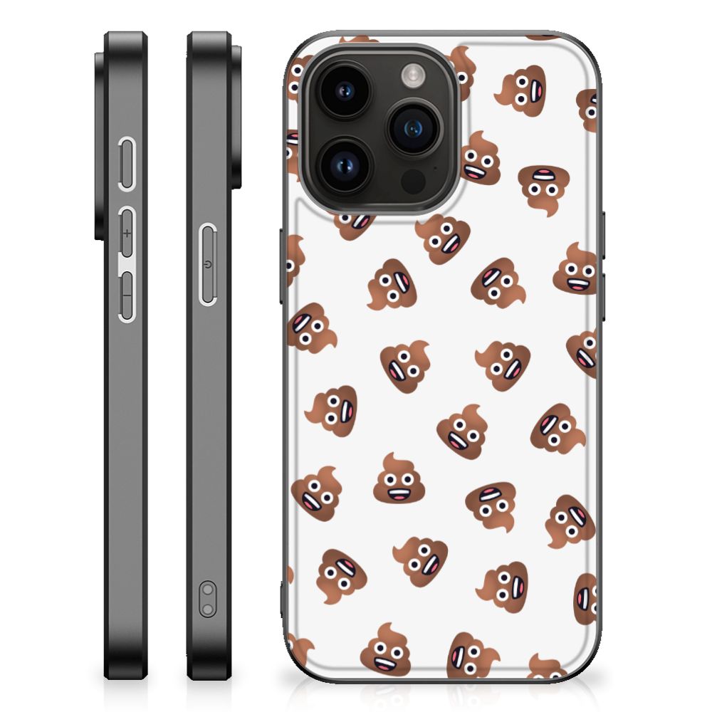 Back Case voor iPhone 15 Pro Max Poep Emojis B2C Telecom