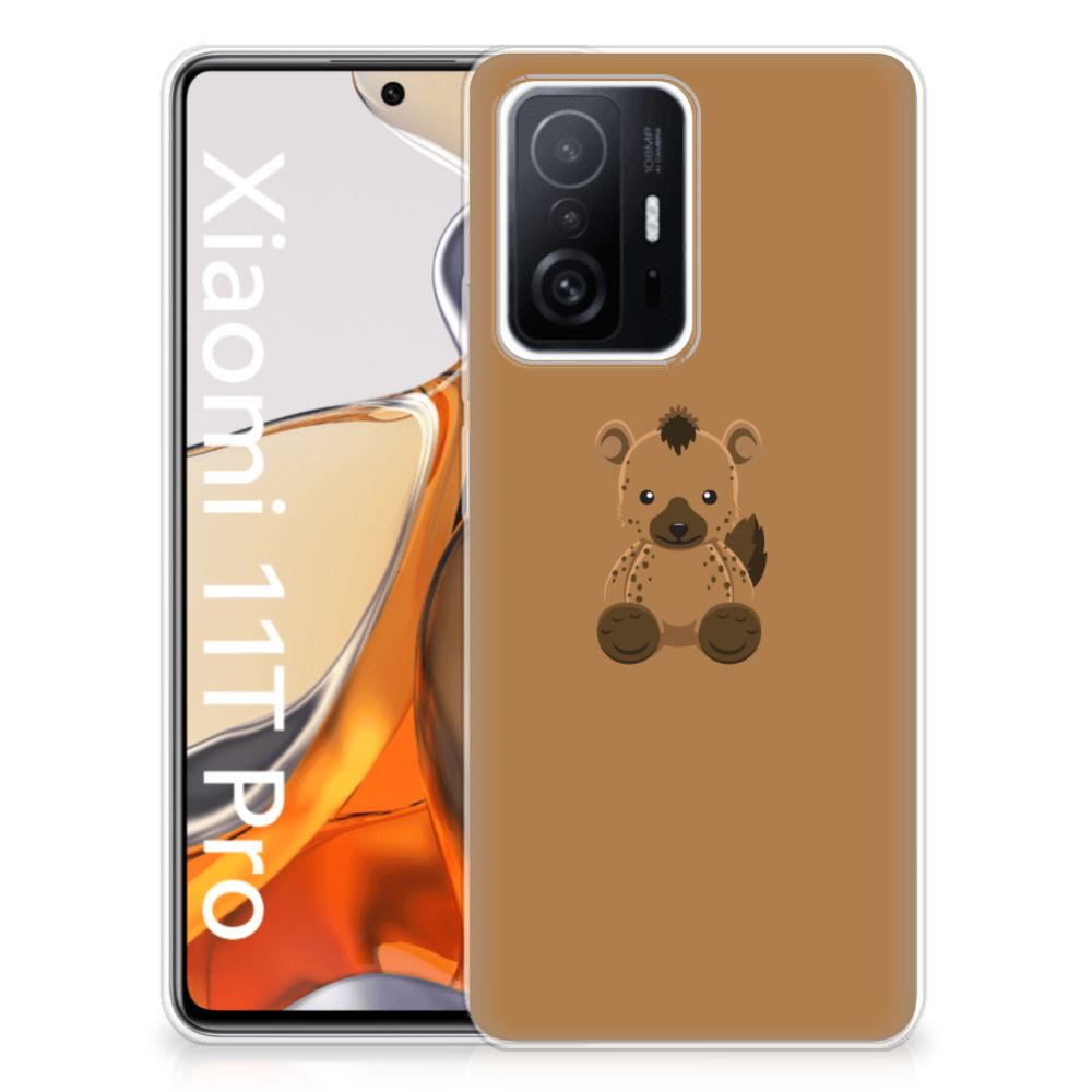 Xiaomi 11T | 11T Pro Telefoonhoesje met Naam Baby Hyena B2C Telecom